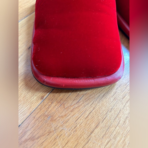 Khaite Monaco Mules in Claret womens size 7/37.5 - Picture 6 of 6